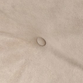 HOMCOM Sofa 2 osobowa z funkcją spania aksamitna z 2 poduszkami w kolorze naturalnym beżowym czarnym | Aosom PL