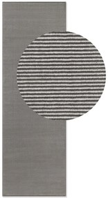 Dywan nowoczesny Perles Paseczki antracytowo-kremowe 80 cm x 240 cm