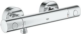 Termostatyczna bateria prysznicowa GROHE Precision Get TurboStat SafeStop EcoJoy Starlight MetalGrip - Jasnoszary