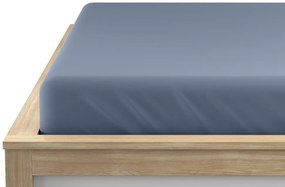 PrzytulneMieszkanie.pl Prześcieradło jersey granatowe 90 x 200 cm