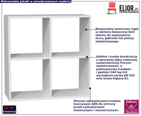Biały regał biurowy E0-H46