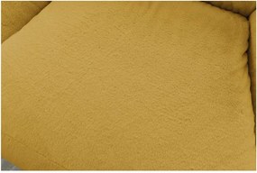 Żółty worek do siedzenia z imitacji futra Lilibet – Bobochic Paris