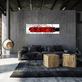 Obraz abstrakcji (170x50 cm)
