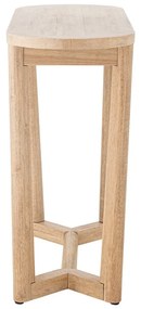 Konsola z litego drewna kauczukowego w naturalnym kolorze 35x100 cm Serrone – Bloomingville