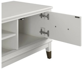 Biały stolik pod TV CosmoLiving by Cosmopolitan Westerleigh
