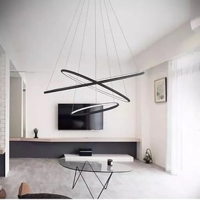Lampa wisząca ringi Ledowe Okręgi No.3 In 100 cm 4K