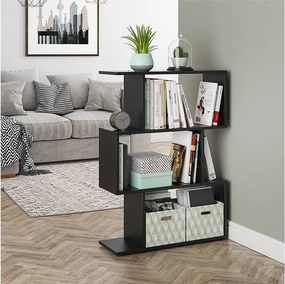 Room Divider czarny 70x23.8x97.4 levio