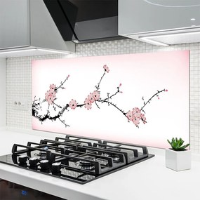 Szkło Dekoracyjne do Kuchni Dekoracyjny Bukiet Roślinny