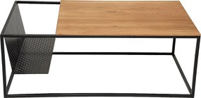 Stolik kawowy - drewno - brązowy - STEP