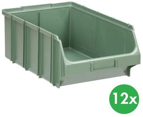 Plastikowy pojemnik z polistyrenu, 313 x 504 x 190 mm