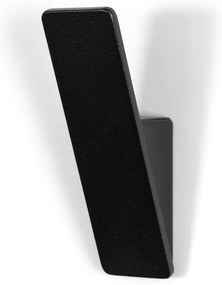 Czarny ścienny stalowy haczyk Angle – Spinder Design