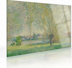 Obraz na szkle - Claude Monet, The Willows, reprodukcje (70x50 cm)