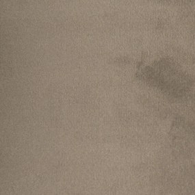 Aksamitny abażur taupe 50/50/25 ze złotym wnętrzem