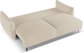 Zestaw mebli wypoczynkowych Malie, lewostronny narożnik, sofa i pufa, tkanina szenilowa