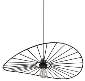 Lampa wisząca w kolorze matowej czerni ø 60 cm Chapeau – Trio