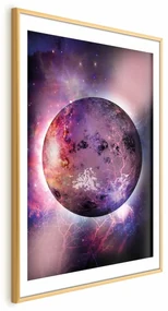 Plakat Nieznana planeta 29,7x42 cm z ramą złotą z marginesem ARTGEIST B