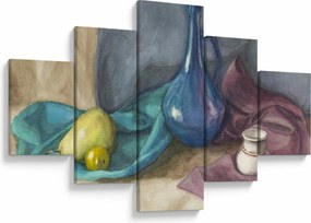 Obraz - Malowana martwa natura (125x70 cm)