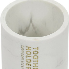 Kubek na szczoteczki z efektem marmuru