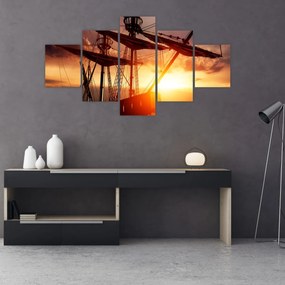 Obraz - Starożytny statek piracki (125x70 cm)
