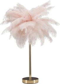 Lampa stołowa w różowo-złotym kolorze (wysokość 55 cm) Palm Pink – Mauro Ferretti