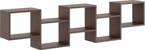 Minimalistyczna półka wisząca w kolorze wenge Z6-K25