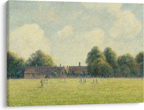 Obraz - Camille Pissarro, Hampton Court Green, reprodukcje (70x50 cm)