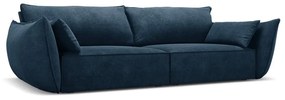 Ciemnoniebieska sofa 208 cm Vanda – Mazzini Sofas