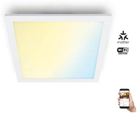 WiZ - LED Ściemnialny plafon SUPERSLIM LED/12W/230V biały Wi-Fi