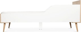 Łóżko młodzieżowe Sofie 180x80, kolor buk/biały