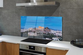 Panel Szklany Klasyczna Panorama Aten