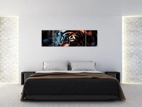 Obraz leżącego tygrysa (170x50 cm)
