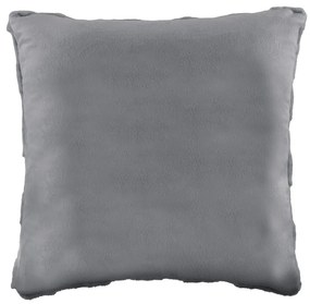 Poduszka dekoracyjna z mikropluszu 45x45 cm Rava – Tiseco Home Studio