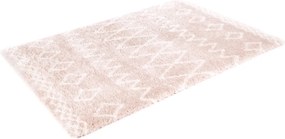 Dywan poliestrowy Dream Romby Beżowy 80 cm x 150 cm