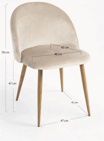 Silla Vint Terciopelo