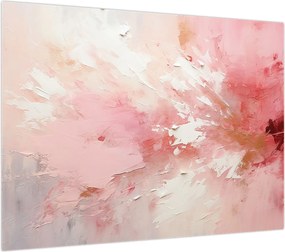 Obraz - Różowa abstrakcja (70x50 cm)