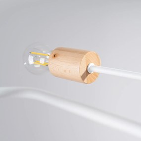 Żyrandol TIMBO 6 biały SOLLUX  LIGHTING