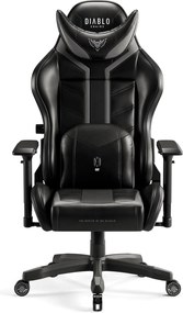 Krzesło dla graczy Diablo X-Ray King Size czarno-szary