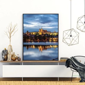 Plakat - Wieczorna Praga (A4)