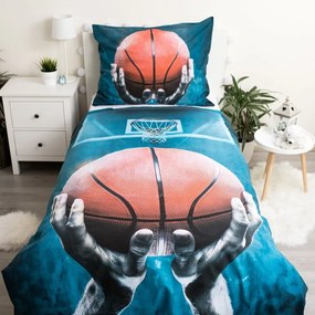 Bawełniana pościel dziecięca jednoosobowa 140x200 cm Basketball – Jerry Fabrics