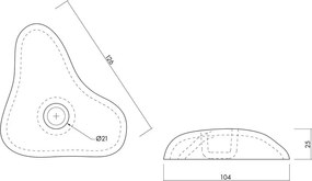 Metalowy świecznik Mis – noo.ma