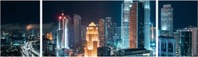 Obraz - Noc w Kuala Lumpur (170x50 cm)