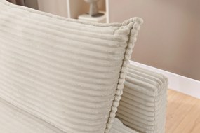 Kanapa rozkładana Firioza z pojemnikiem - ecru plusz Tilia 03