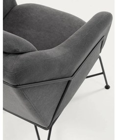 Szary fotel Brida – Kave Home