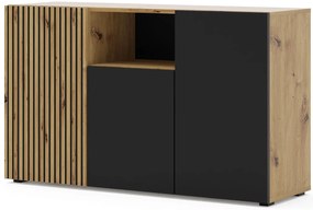Komoda z lamelowym panelem - Aldo 3X