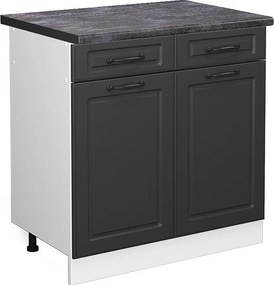 Szafka dolna do kuchni antracytowy domek wiejski 80x60x81.6 r-line
