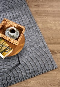 Dywan nowoczesny New York  3D antracytowy 160 cm x 235 cm