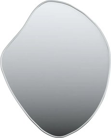 Srebrne eleganckie lustro 50x40 cm L3-Z86