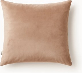 Beżowa poszewka z miękkiego weluru