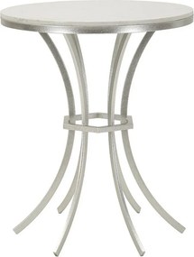 Stolik Kawowy VKH807, Srebrny, 56x56x68 cm, Kendra Home