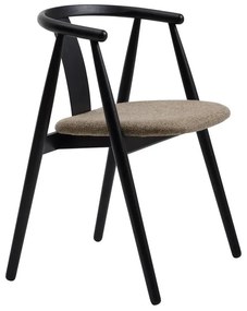 Czarno-beżowe krzesło Relate – Unique Furniture